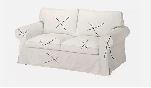 Used ikea ektorp cover for - ikea,