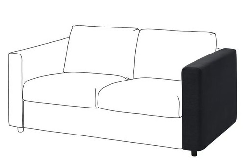 Ikea vimle cover for armrest - vimle,