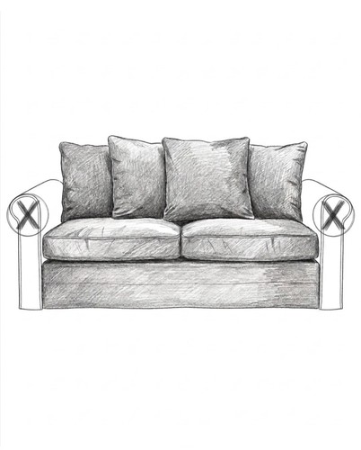 Ikea gronlid cover for - cover, 2-seat