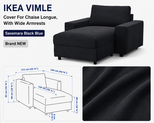 Ikea vimle cover for chaise - vimle,