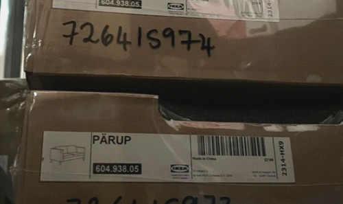 Ikea parup seater sofa full - 2,